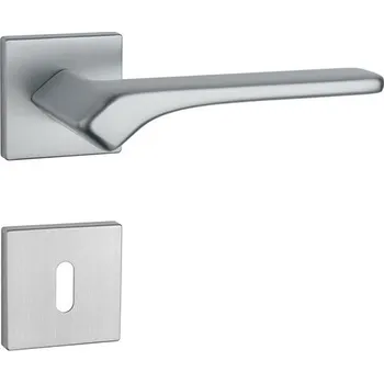 Dveřní kování AS - BERGENIA - HR 7S rozety BB, klika/klika OCS - Chrom broušený