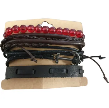 Náramek Gaira® Kožený náramek Anchor 3311-15