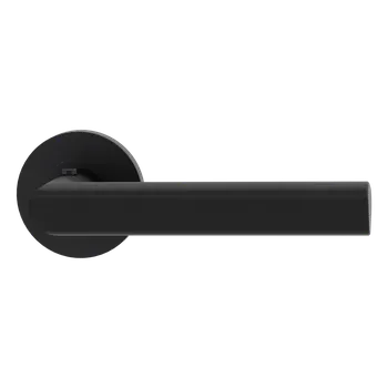 Dveřní kování GK - TRI 134 - R - S2L s uzamykáním bez spodní rozety, klika/klika s uzamykáním pravá Grafit černá (78)