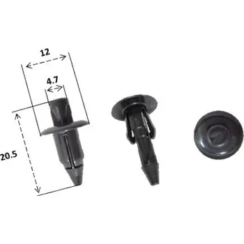 Nýt Plastový nýt RMS 121832005