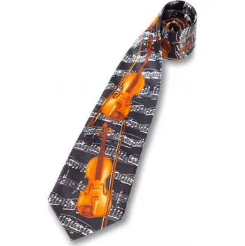 Kravata Kravata s Houslemi a partiturou Barva: Černá