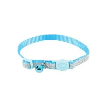 Zolux S.A.S. Obojek kočka SHINY nylon modrý 10mm/30cm Zolux