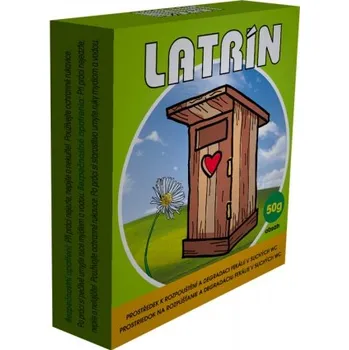 WC čistič Nohel Garden Přípravek LATRIN do suchých WC 50g