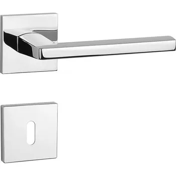 Dveřní kování AT - PYROLA - HR 7S rozety BB, klika/klika OC - Chrom lesklý