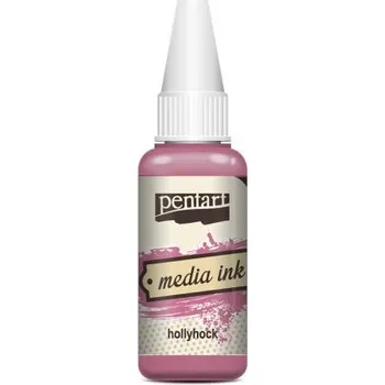 Výtvarná barva Pentart Alkoholový inkoust MEDIA INK PENTART 20 ml RŮŽOVÁ