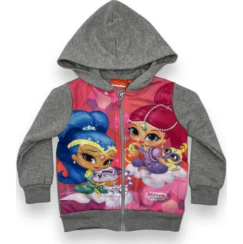 Dívčí mikina Nickelodeon Dívčí šedá mikina SHIMMER AND SHINE Barva: Šedá, Velikost: 92