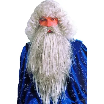 Karnevalový kostým Čarodějnický plnovous - Šedý