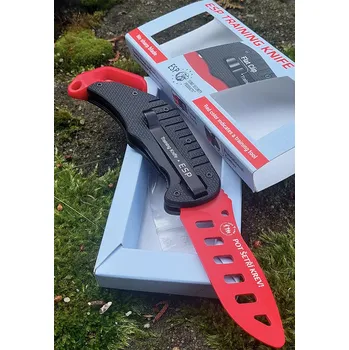 Sebeobrana Tréninkový záchranářský nůž ESP s motivem LIGA LIBE | TRK-01-LL