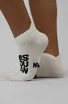 NEBBIA “HI-TECH” crew ponožky YES YOU CAN bílá 35-38