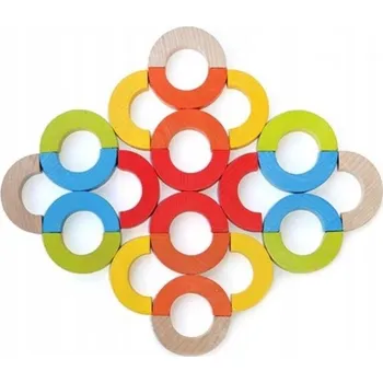 Dřevěná hračka Sale Balanční, dřevěná hra, Mozaika, Tulimi - 24 dílků