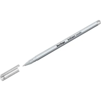 Gelové pero 0,8 mm - stříbrné