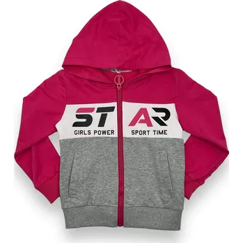 Dívčí mikina Grace Dívčí růžová mikina 02 Barva: Růžová, Velikost: 116