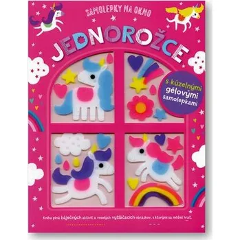 Cizojazyčná kniha Samolepky na okná Jednorožce - Jess Moorhouse