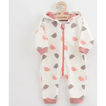 Kojenecký overall Kojenecký teplákový overal New Baby Little One růžová, vel. 92 (18-24m)