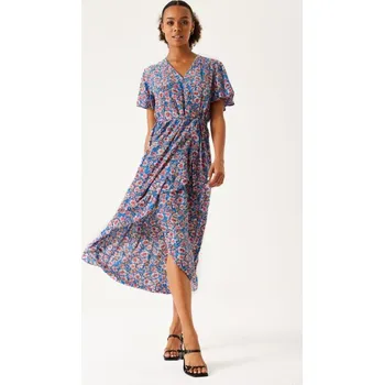 Dámské šaty GARCIA DÁMSKÉ DLOUHÉ ŠATY - KVĚTOVANÉ