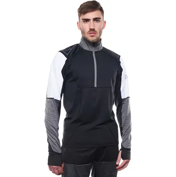 Pánská mikina FISCHER ASARNA BASELAYER XL černá/šedá/bílá