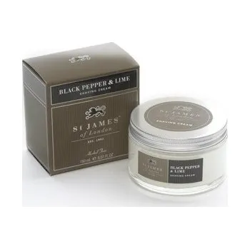 St James of London Black Pepper &amp; Lime, krém na holení 150 ml