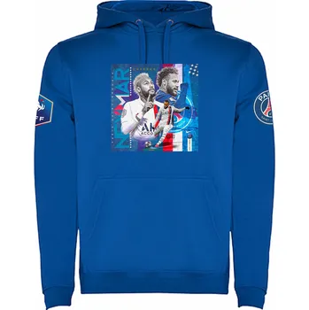 Chlapecká mikina Mikina Neymar Jr. PSG Ligue 1 Barva: Středně modrá/Royal/Královsky modrá, Velikost: 122/128 - 6/7let