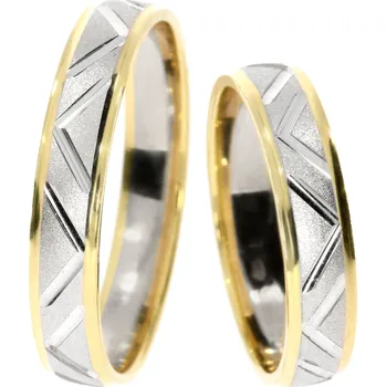 Prsten Zlatnictví Helios Zlaté snubní prsteny CE-3480