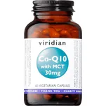 Viridian Nutrition Co-enzym Q10 with MCT 30mg 60 kapslí