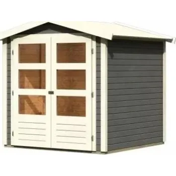 Zahradní domek dřevěný domek KARIBU AMBERG 2 (9221) terragrau