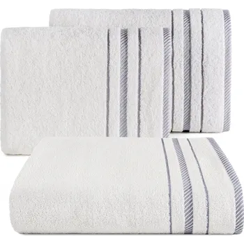 Ručník BAVLNĚNÝ RUČNÍK KORAL 30X50 CM BÍLÁ
