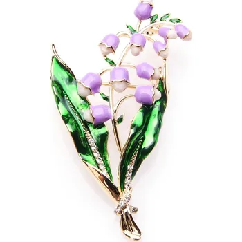 Souprava šperků B-TOP Luxusní brož KVĚTINA S KAMÍNKY