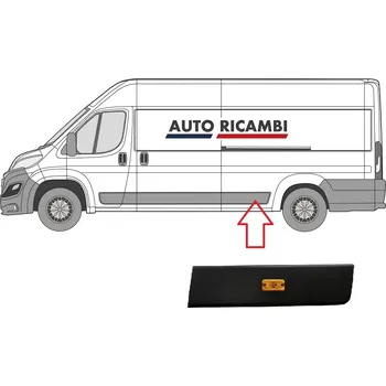 Lišta karosérie Ochranná lišta Fiat Ducato od 2014 levá, před zadní kolo, 735684291