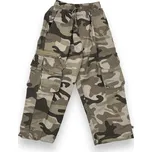 Succes Chlapecké maskáčové kalhoty s gumou v pase 01 Barva: Vojenská, Velikost: 98