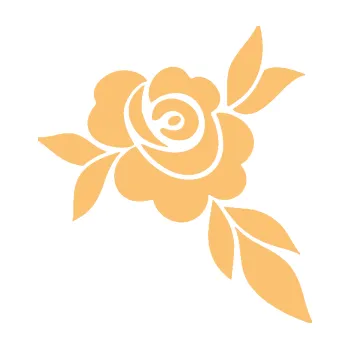 Samolepící dekorace Květina dekor 043 pravá květ růže s listy (08 - béžová) SAMOLEPKA NA AUTO, NÁLEPKA, FÓLIE, POLEP, TUNING, VLASTNÍ TEXT, TISK, AUTOSAMOLEPKY.cz, POLEPY, OBRÁZEK, LOGO, 3D STICKERS