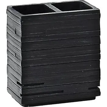 Gedy QUADROTTO držák kartáčků na postavení, černá