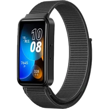 Příslušenství k chytrým hodinkám eses Nylonový řemínek pro Huawei Band 8, 9 a 10 - Černý