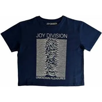 Merch Joy Division: Joy Division Ladies Crop Top: Unknown Pleasures (small) S