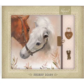 Zápisník Zápisník se zámkem Koně 313056