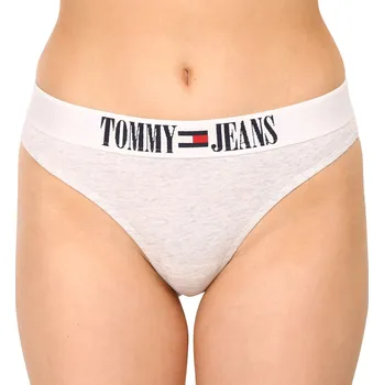 Kalhotky Dámská tanga Tommy Hilfiger šedá (UW0UW04209 PJ4) XL UW0UW04209 PJ4 Možnost vrácení zboží ZDARMA do 120 dnů!