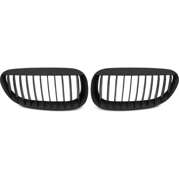 Nárazník Přední maska, BMW 6, E63, E64, 2003-2010, Black-Matt (58.GRBM72)