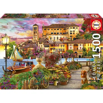 Puzzle Puzzle Italian Promenade Forest Educa 1500 dílků a Fix lepidlo