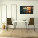 ASIR Jídelní stůl SANDALF bílý