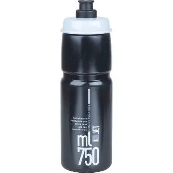 Láhev ELITE Jet 0,75l černá, šedé logo