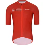 HOLOKOLO Cyklistický dres s krátkým rukávem - VIBES - červená