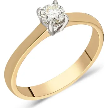 Prsten Lillian Vassago Zlatý prsten s brilianty 0,15 ct - 0,22 ct LLV81-DR023YW Velikost diamantu: 0,15 ct