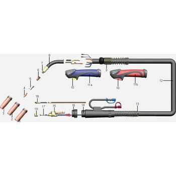 Svářečka Hořák MIG 555 W - super extrem 5m