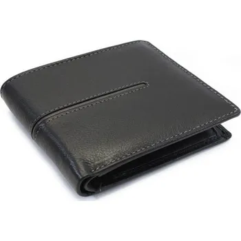 Peněženka Černošedá pánská kožená peněženka 513-3223A-60/66