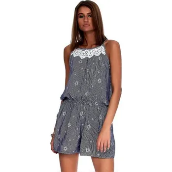 Dámský overall Dámský overal s drobnými proužky DOROTA námořnicky modrý