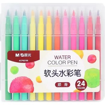 M&G Štětcové akvarelové fixy M&G, 24ks