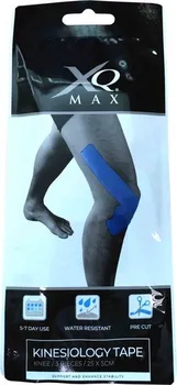 Tejpovací páska XQmax Kinesiology Knee Tape 25 x 5 cm 3 ks modrá