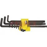 Sada klíčů imbus 950 PKL/9 SZ N palcová, black (9 ks), WERA, 022171