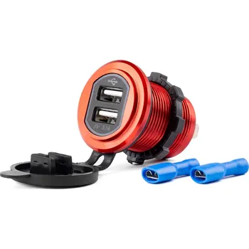Nabíječka autobaterie Nabíječka 2xUSB 12/24V MOD-10 - 02860