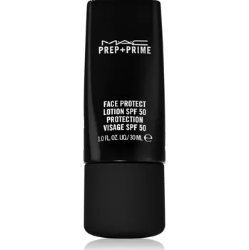 Pleťový krém MAC Cosmetics Prep + Prime Face Protect Lotion SPF50 ochranný krém na obličej SPF 50 30 ml
