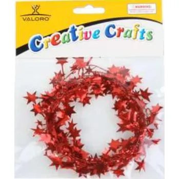 Výtvarná sada Girlanda vánoční hvězdičky / 2,74 m/